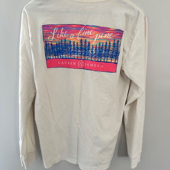Lauren James Tops - Lauren James Long Sleeve Graphic Tee SZ Small